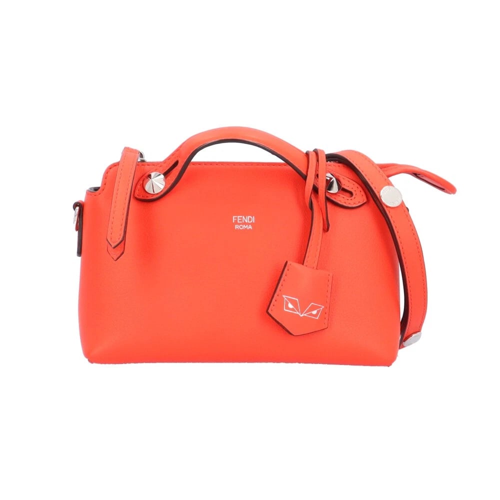 FENDI SHOULDER BAG CROSS BODY LEATHER SHOULDER BAG: FENDI Shoulder Bag Cross Body leather Shoulder Bag Brand: FENDI Type: Shoulder Bag Material: Exterior Material leather Color: Orange Size: W7.7 x H5.1 x D3.5inch Handle:5.5inch Shoulder:0.0inch A