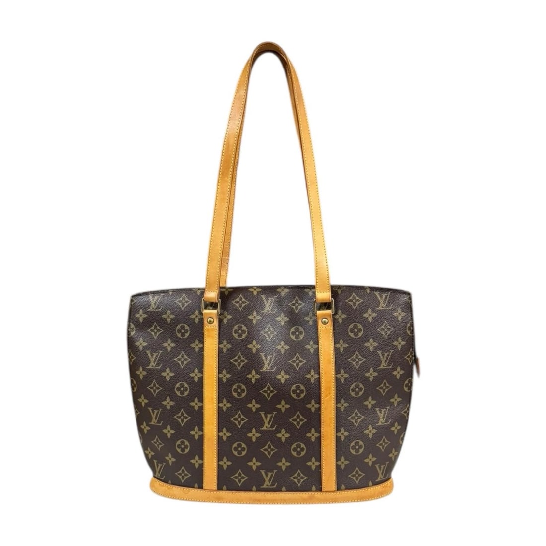 LOUIS VUITTON TOTE BAG MONOGRAM CANVAS BABYLON TOTE BAG: LOUIS VUITTON Tote Bag Monogram canvas Babylon Tote Bag Brand: LOUIS VUITTON Type: Tote Bag Material: Exterior Material Monogram canvas Color: Brown Size: W13.8 x H11.8 x D3.9inch Shoulder:29.1inc