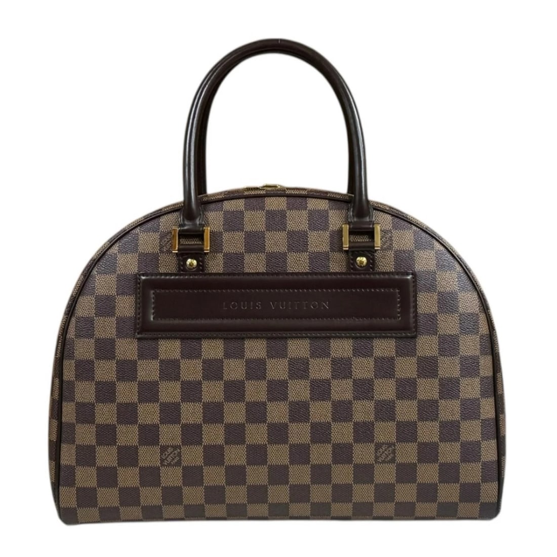 LOUIS VUITTON HANDBAG DAMIER CANVAS DAMIER NOLITA HANDBAG: LOUIS VUITTON Handbag Damier canvas Damier Nolita Handbag Brand: LOUIS VUITTON Type: Handbag Material: Exterior Material Damier canvas Color: Brown Size: W13.4 x H10.2 x D5.7inch Handle:15.2inch