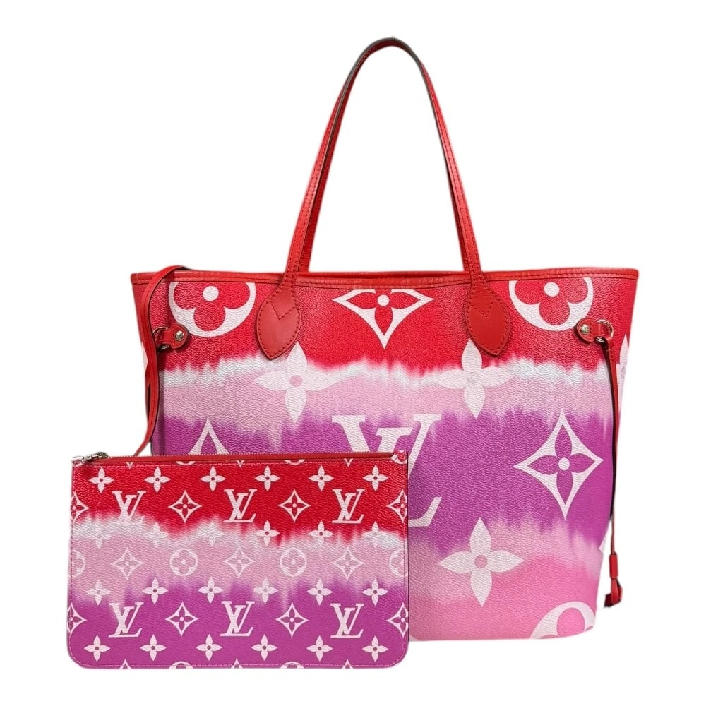 LOUIS VUITTON TOTE BAG MONOGRAM CANVAS ESCAL NEVERFULL MM TOTE BAG: LOUIS VUITTON Tote Bag Monogram canvas Escal Neverfull MM Tote Bag Brand: LOUIS VUITTON Type: Tote Bag Material: Exterior Material Monogram canvas Color: Red Size: W12.6 x H11.4 x D6.3inch Handle: