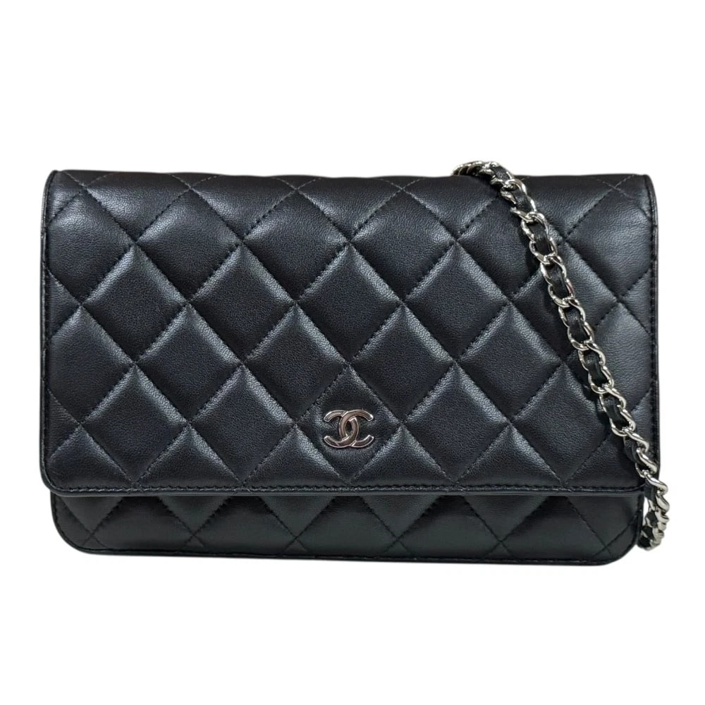 CHANEL SHOULDER BAG CROSS BODY LAMBSKIN CHAIN WALLET MATRASSE SHOULDER BAG (1 of 7)