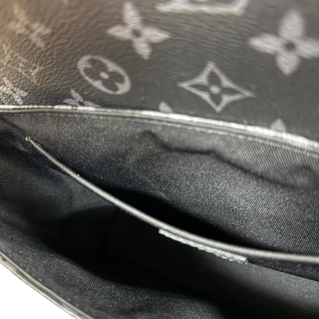 LOUIS VUITTON HANDBAG MONOGRAM ECLIPSE STEAMER HANDBAG - 8