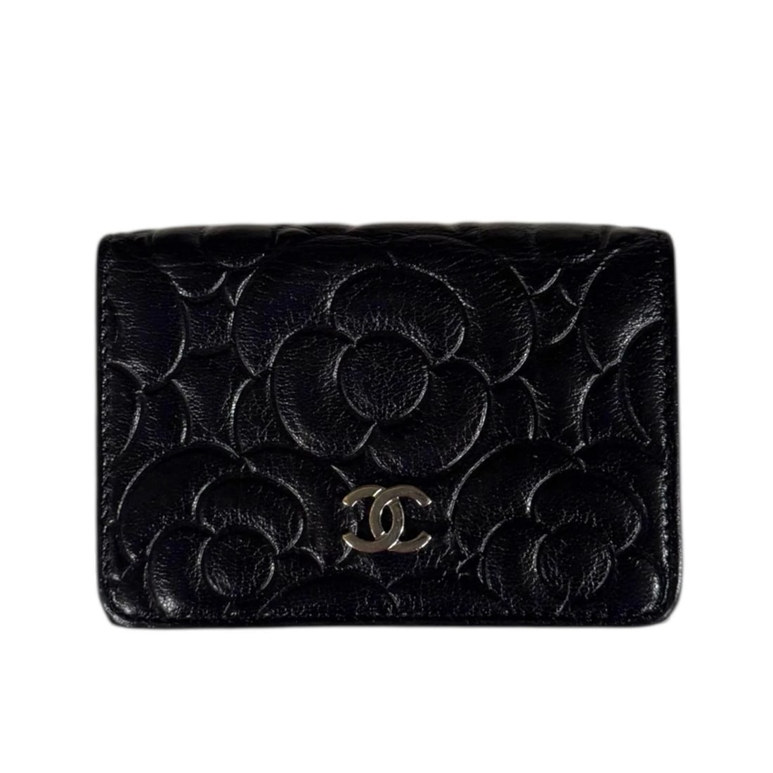 CHANEL TRI-FOLD WALLET LEATHER FLAP WALLET TRI-FOLD WALLET (1 of 6)