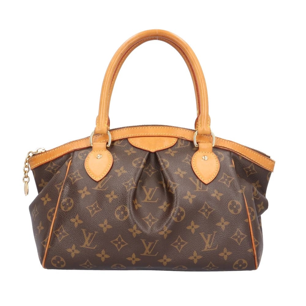 LOUIS VUITTON HANDBAG MONOGRAM CANVAS MONOGRAM TIVOLI PM HANDBAG: LOUIS VUITTON Handbag Monogram canvas Monogram Tivoli PM Handbag Brand: LOUIS VUITTON Type: Handbag Material: Exterior Material Monogram canvas Color: Brown Size: W11.0 x H8.7 x D5.5inch