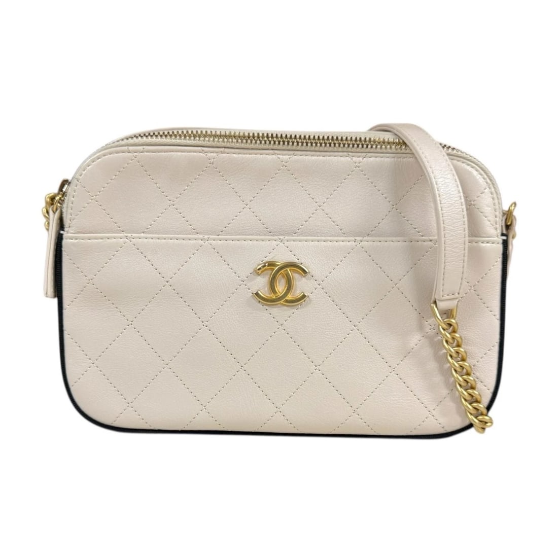 CHANEL SHOULDER BAG CROSS BODY LEATHER CHAIN SHOULDER BAG (1 of 8)