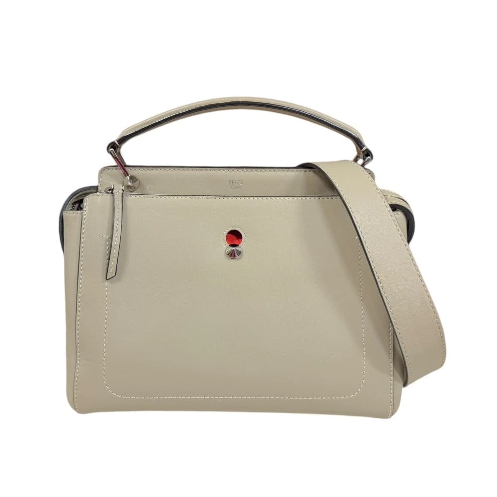 FENDI SHOULDER BAG LEATHER 2WAY DOT COM SHOULDER BAG: FENDI Shoulder Bag leather 2way Dot com Shoulder Bag Brand: FENDI Type: Shoulder Bag Material: Exterior Material leather Color: beige Size: W12.2 x H8.3 x D5.5inch Handle:11.8inch Shoulder:35.6inc