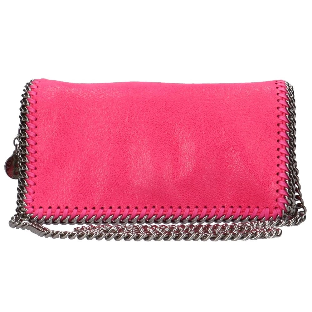 STELLA MCCARTNEY SHOULDER BAG CROSS BODY POLYESTER FALABELLA SHOULDER BAG: Stella McCartney Shoulder Bag Cross Body polyester Falabella Shoulder Bag Brand: Stella McCartney Type: Shoulder Bag Material: Exterior Material polyester Color: pink / pink Size: W8.3 x H4.7 x D2