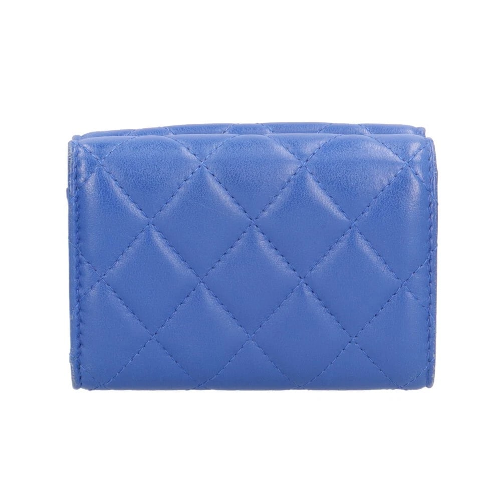 CHANEL TRI-FOLD WALLET LAMBSKIN TRI-FOLD WALLET - 2