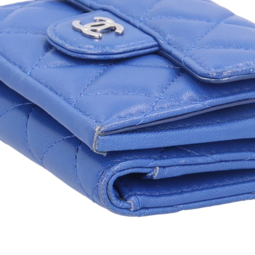 CHANEL TRI-FOLD WALLET LAMBSKIN TRI-FOLD WALLET - 7