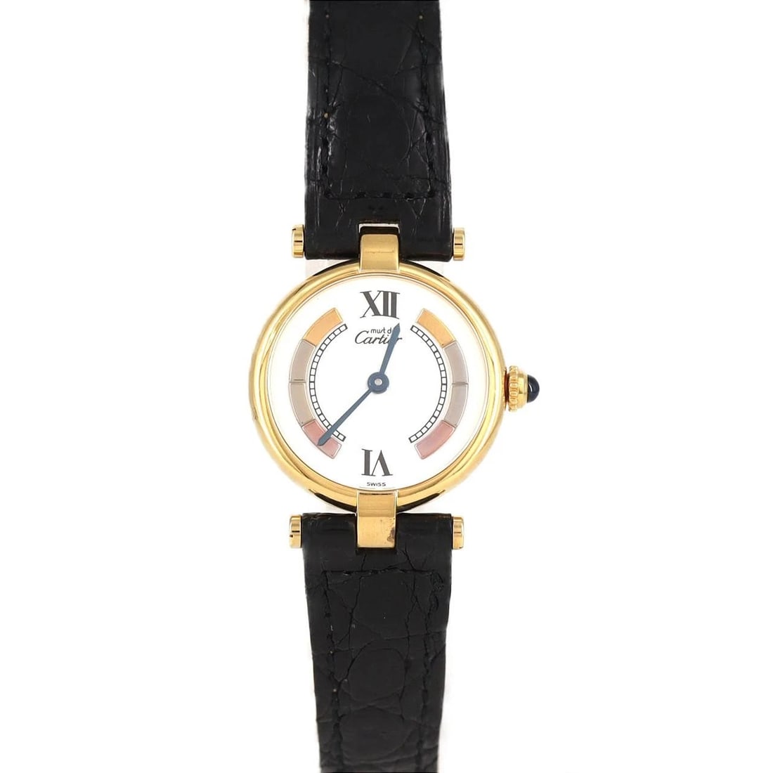 CARTIER GOLD PLATED WATCH (1 of 3)
