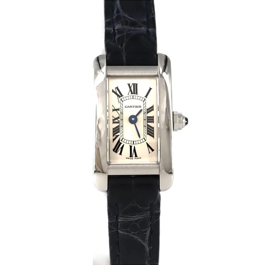 CARTIER TANK STAINLESS STEEL WATCH (1 of 4)