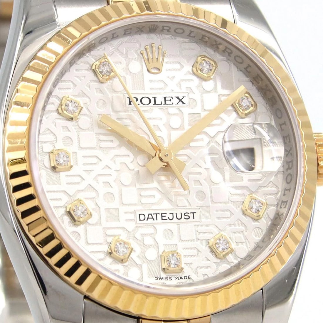 ROLEX DATEJUST SS WATCH - 4