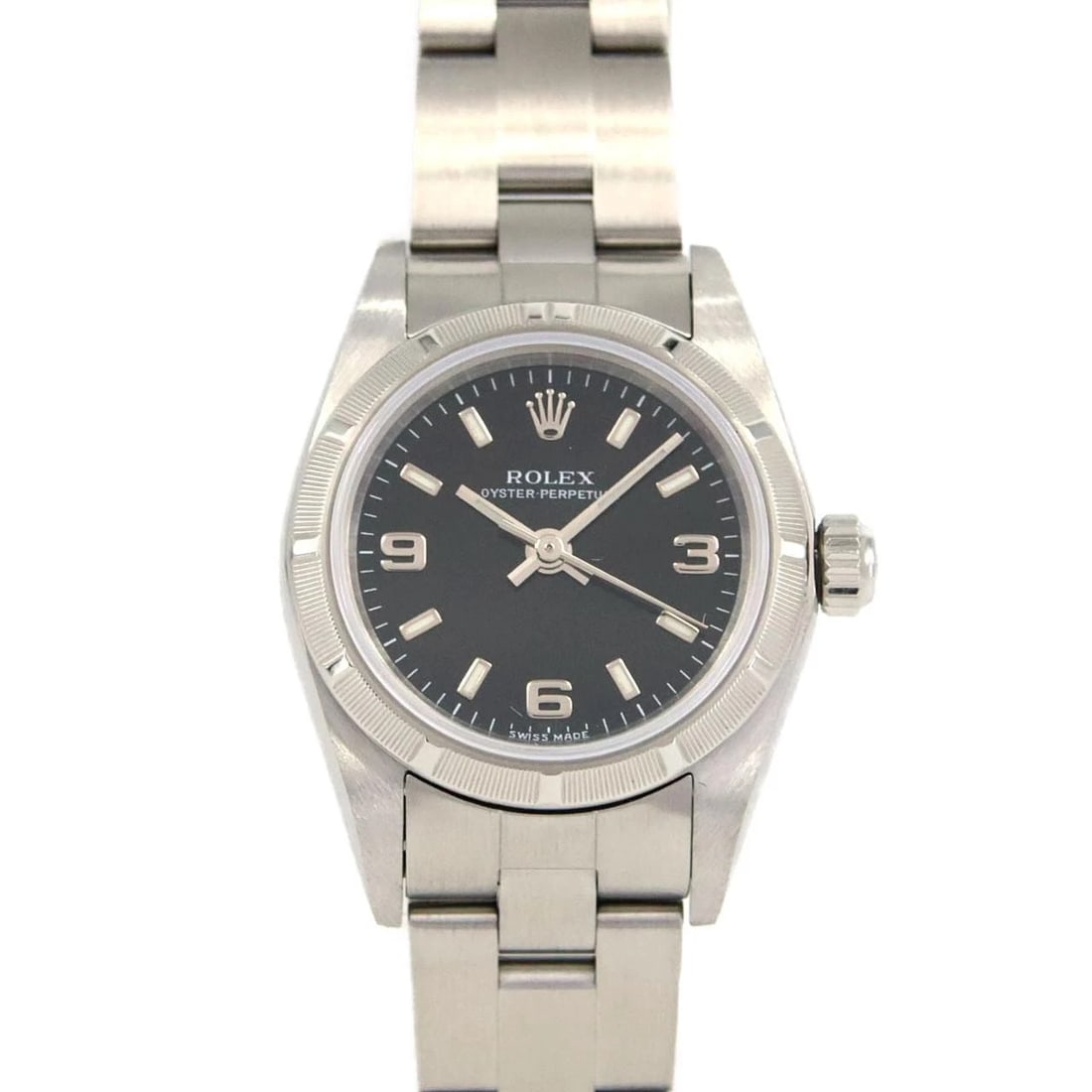 ROLEX OYSTER PERPETUAL SS WATCH (1 of 5)