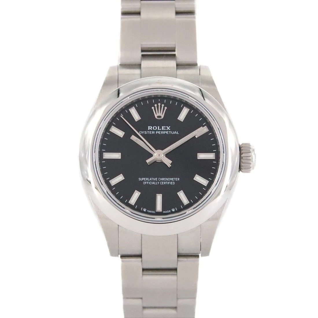 ROLEX OYSTER PERPETUAL STAINLESS STEEL WATCH (1 of 5)