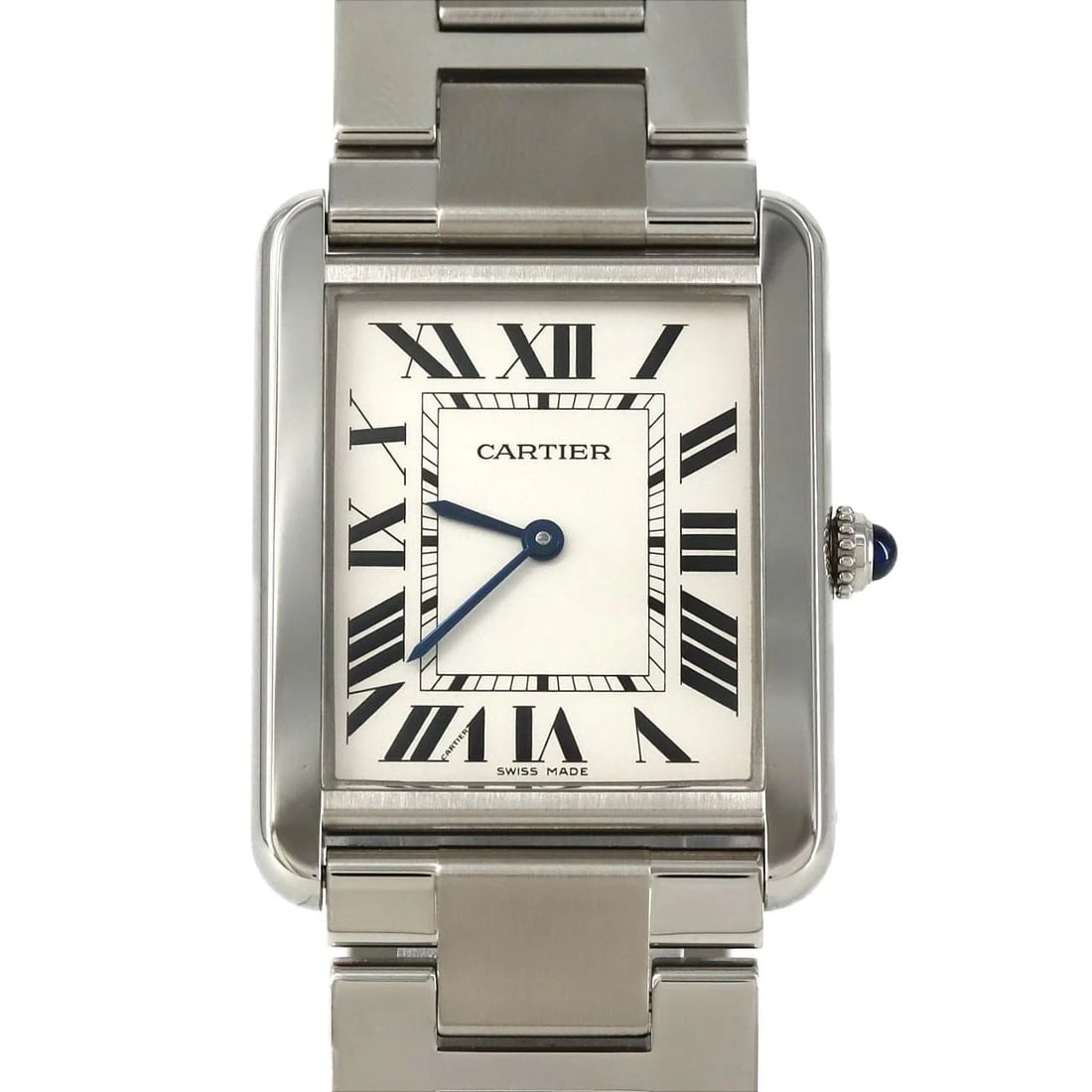 CARTIER TANK SOLO STAINLESS STEEL WATCH (1 of 4)