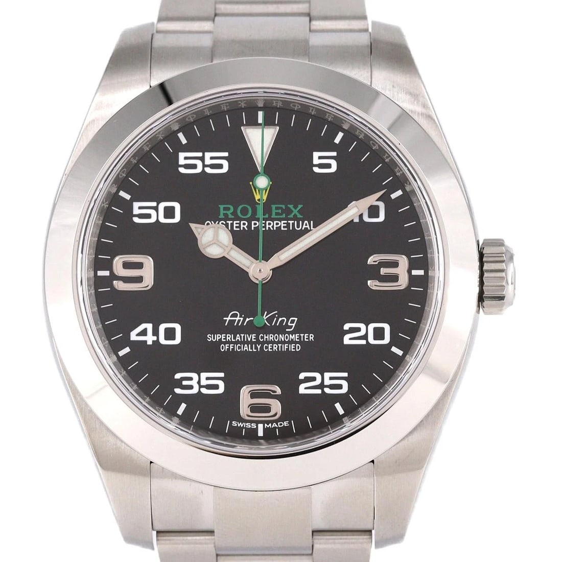 ROLEX AIR KING STAINLESS STEEL WATCH (1 of 4)