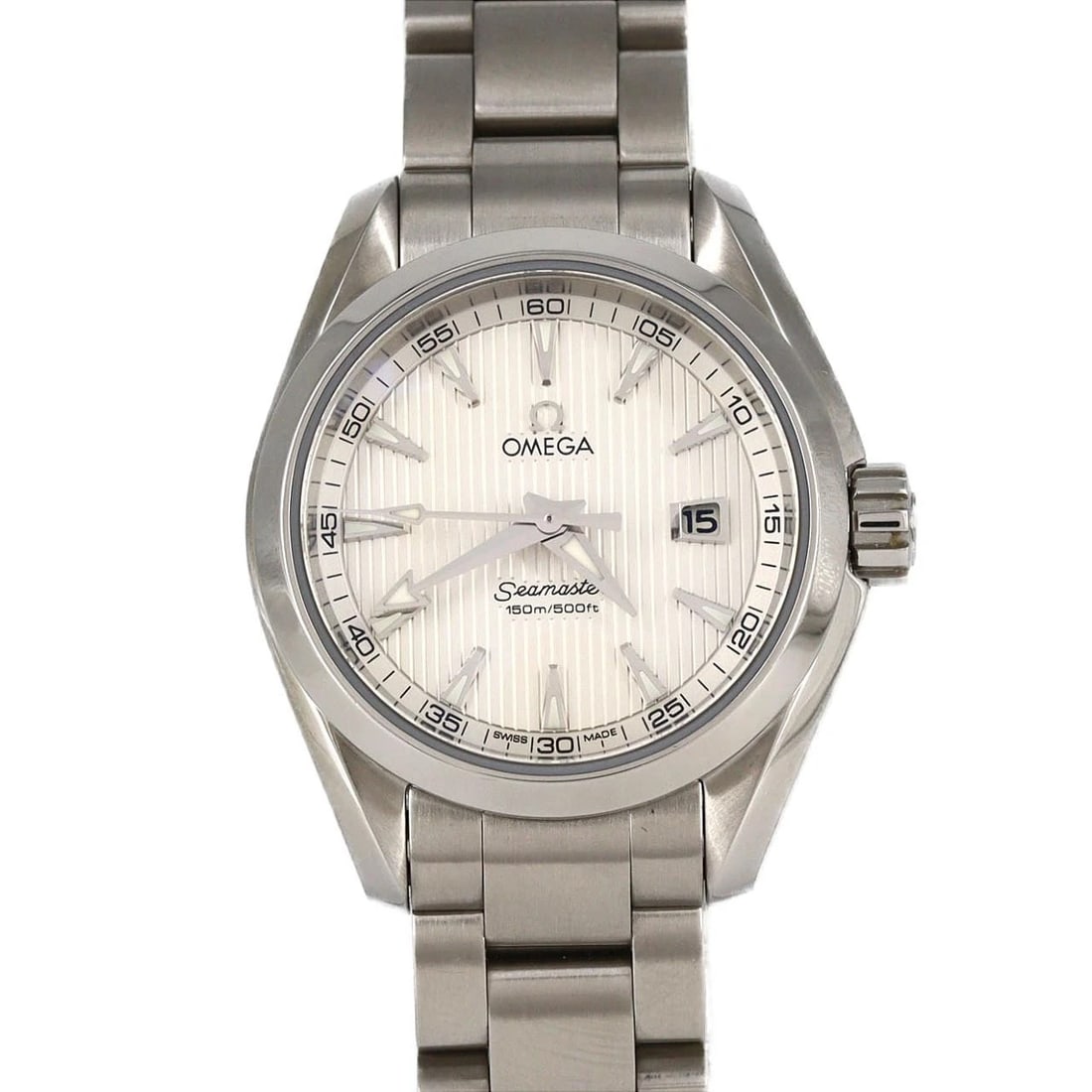 OMEGA SEAMASTER AQUA TERRA STAINLESS STEEL WATCH (1 of 5)