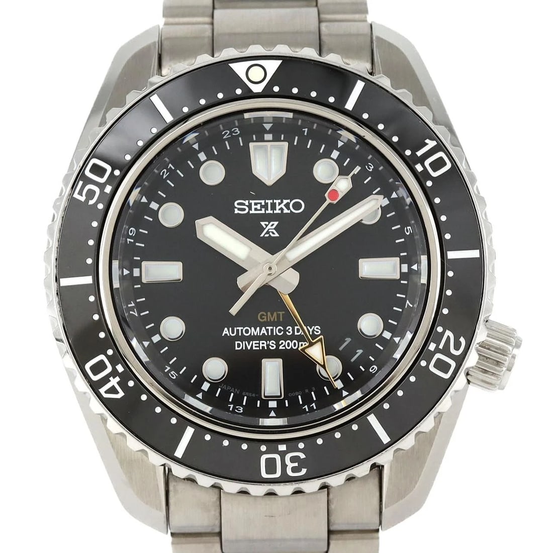 SEIKO PROSPEX STAINLESS STEEL WATCH: Seiko Prospex Stainless Steel Watch Brand: SEIKO Type: Wrist watch Material: Case: Stainless Steel Breath: Stainless Steel Color: Dial Color: Black Size: Case diameter: Approx. 42 mm Max wrist