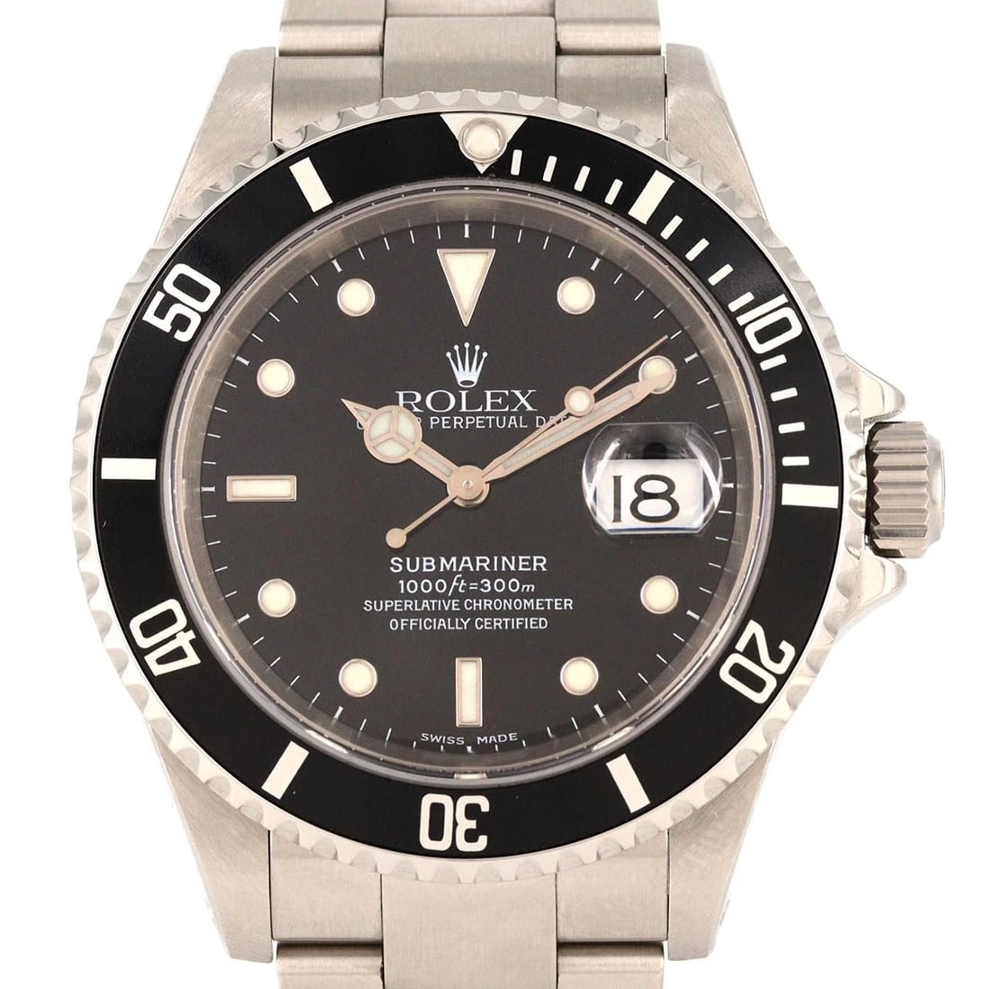 ROLEX SUBMARINER STAINLESS STEEL WATCH: Rolex Submariner Stainless Steel Watch Brand: ROLEX Type: Wrist watch Material: Case: Stainless Steel Breath: Stainless Steel Color: Dial Color: Black Size: Case diameter: Approx. 40 mm Max