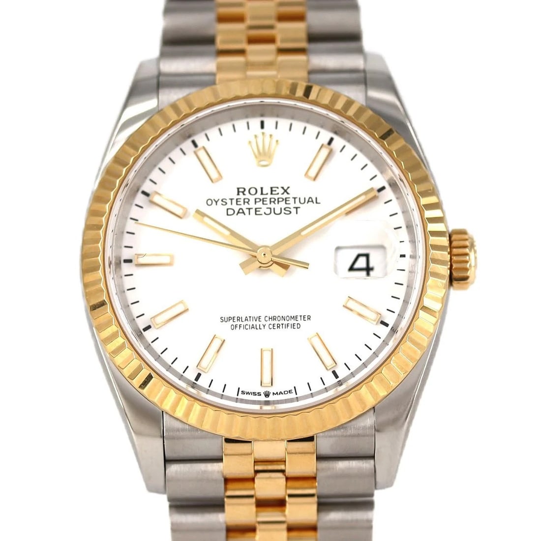 ROLEX DATEJUST SSXYG WATCH: Rolex Datejust SSxYG Watch Brand: ROLEX Type: Wrist watch Material: Case: Stainless steel x yellow gold Bracelet: Stainless steel x yellow gold Color: Dial Color: White Size: Case diameter: Approx