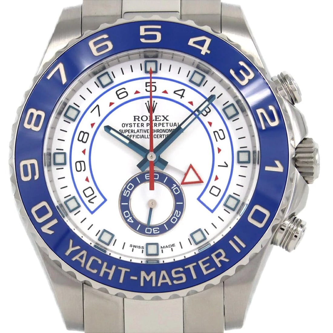 ROLEX YACHT MASTER STAINLESS STEEL WATCH: Rolex Yacht Master Stainless Steel Watch Brand: ROLEX Type: Wrist watch Material: Case: Stainless Steel Breath: Stainless Steel Color: Dial Color: White Size: Case diameter: Approx. 44 mm Max