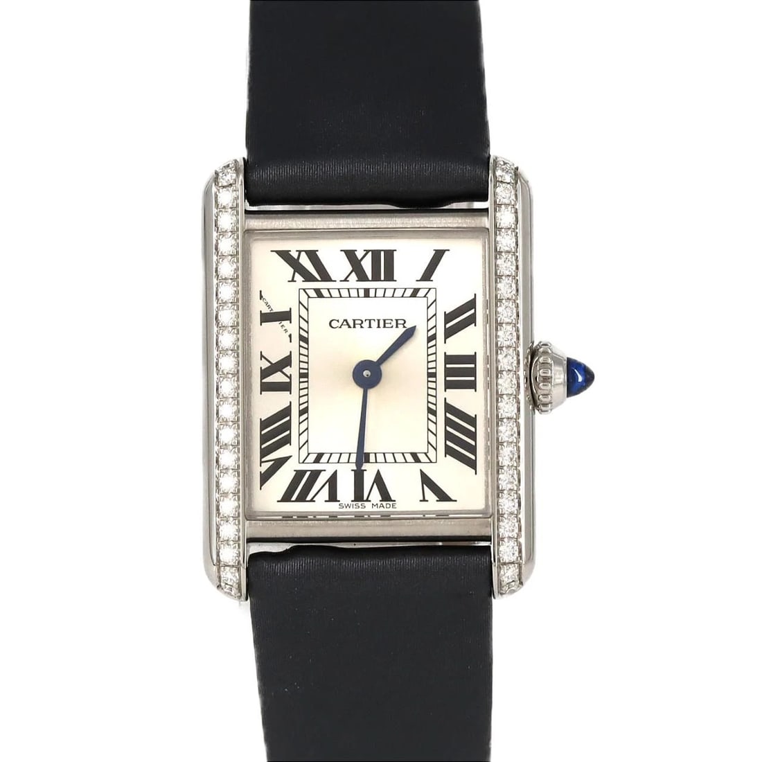 CARTIER TANK MUST STAINLESS STEEL WATCH (1 of 4)