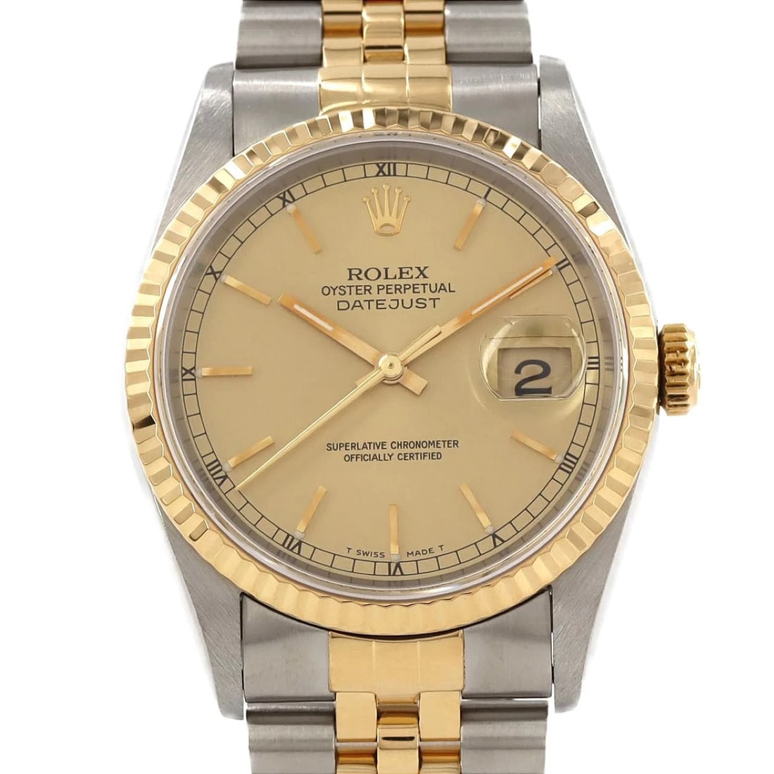 ROLEX DATEJUST SSXYG WATCH (1 of 4)