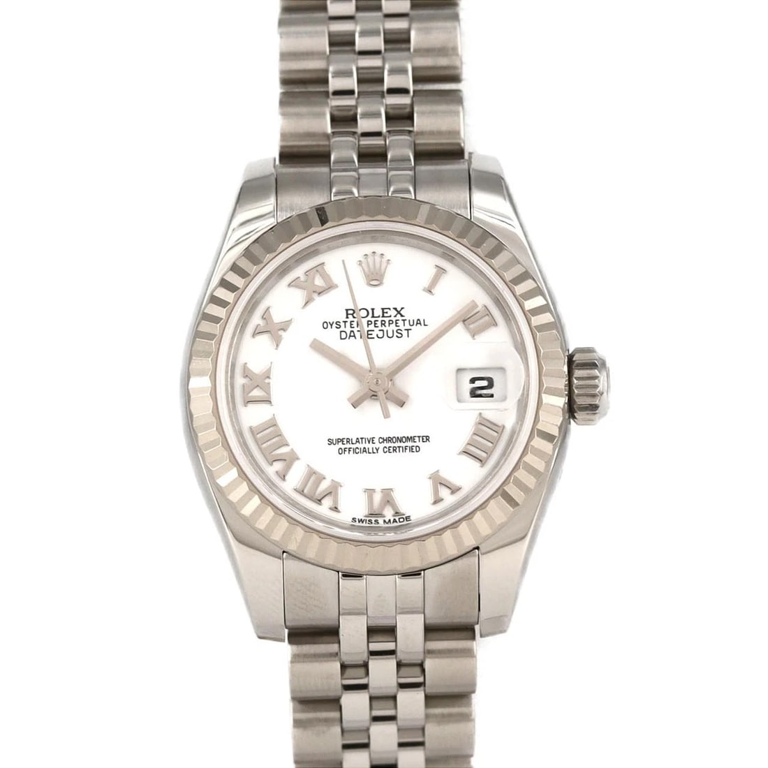 ROLEX DATEJUST SSXWG WATCH: Rolex Datejust SSxWG Watch Brand: ROLEX Type: Wrist watch Material: Case: Stainless steel x white gold Bracelet: Stainless steel Color: Dial color: White/Roman Size: Case diameter: Approx.