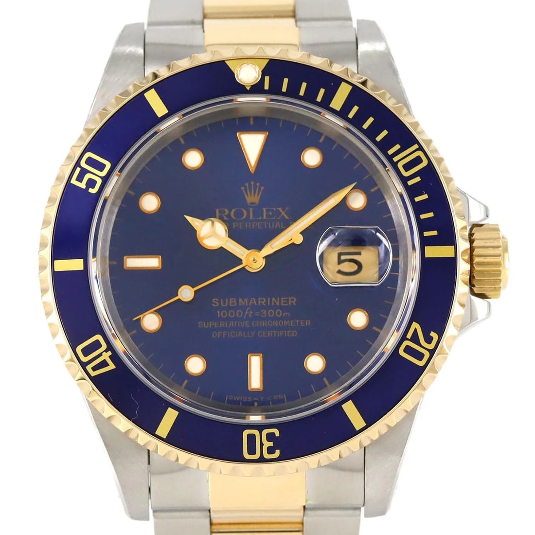 ROLEX SUBMARINER STAINLESS STEEL AND YELLOW GOLD WATCH: Rolex Submariner Stainless steel and yellow gold Watch Brand: ROLEX Type: Wrist watch Material: Case: Stainless steel x yellow gold Bracelet: Stainless steel x yellow gold Color: Dial color:
