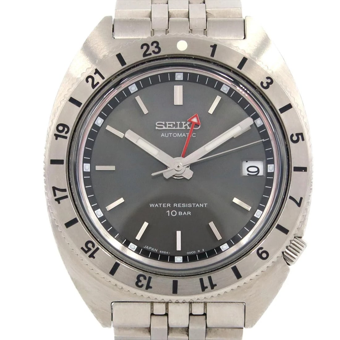 SEIKO PROSPEX STAINLESS STEEL WATCH: Seiko Prospex Stainless Steel Watch Brand: SEIKO Type: Wrist watch Material: Case: Stainless Steel Breath: Stainless Steel Color: Dial color: Gray Size: Case diameter: Approx. 38.5 mm Max