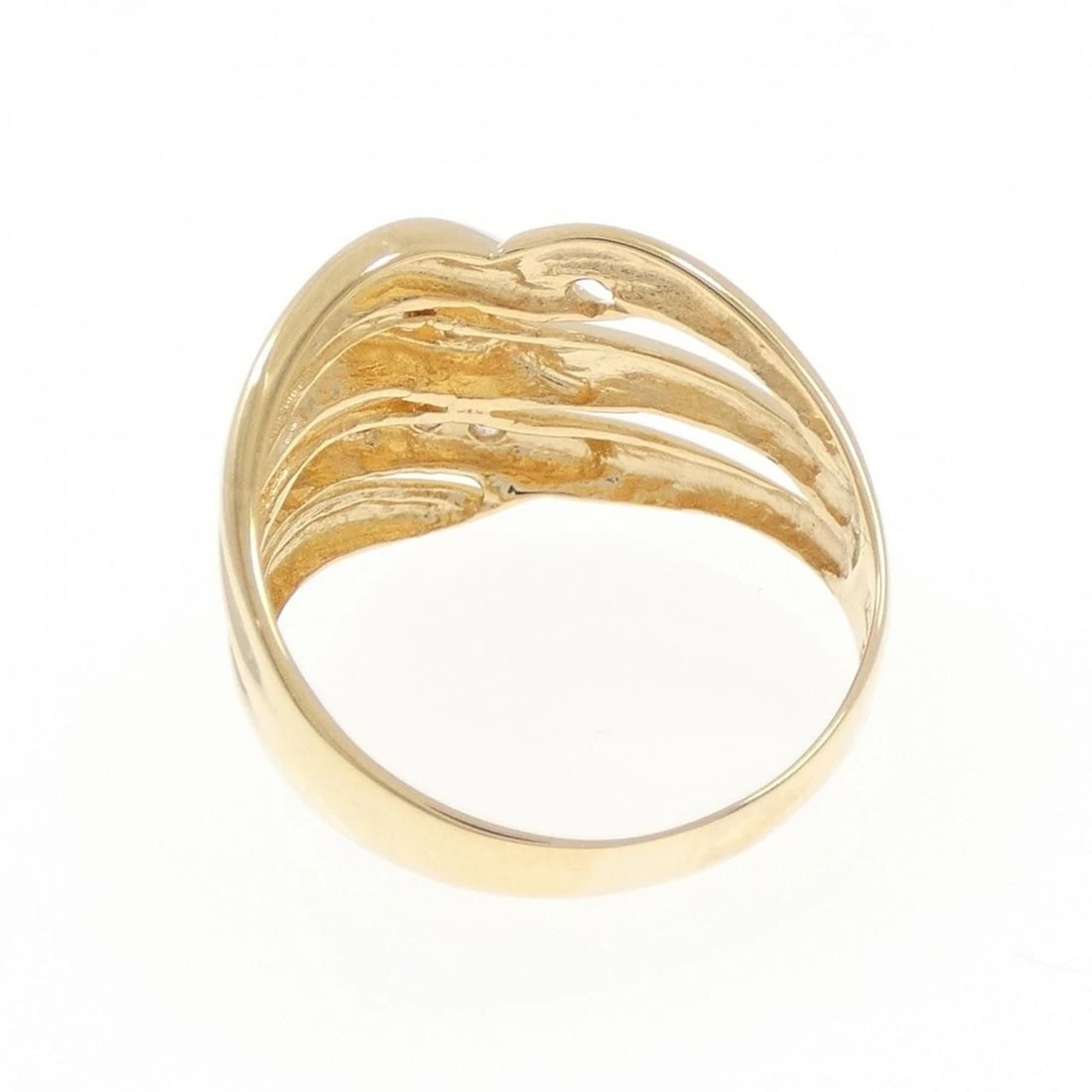 K18YG DIAMOND RING - 3