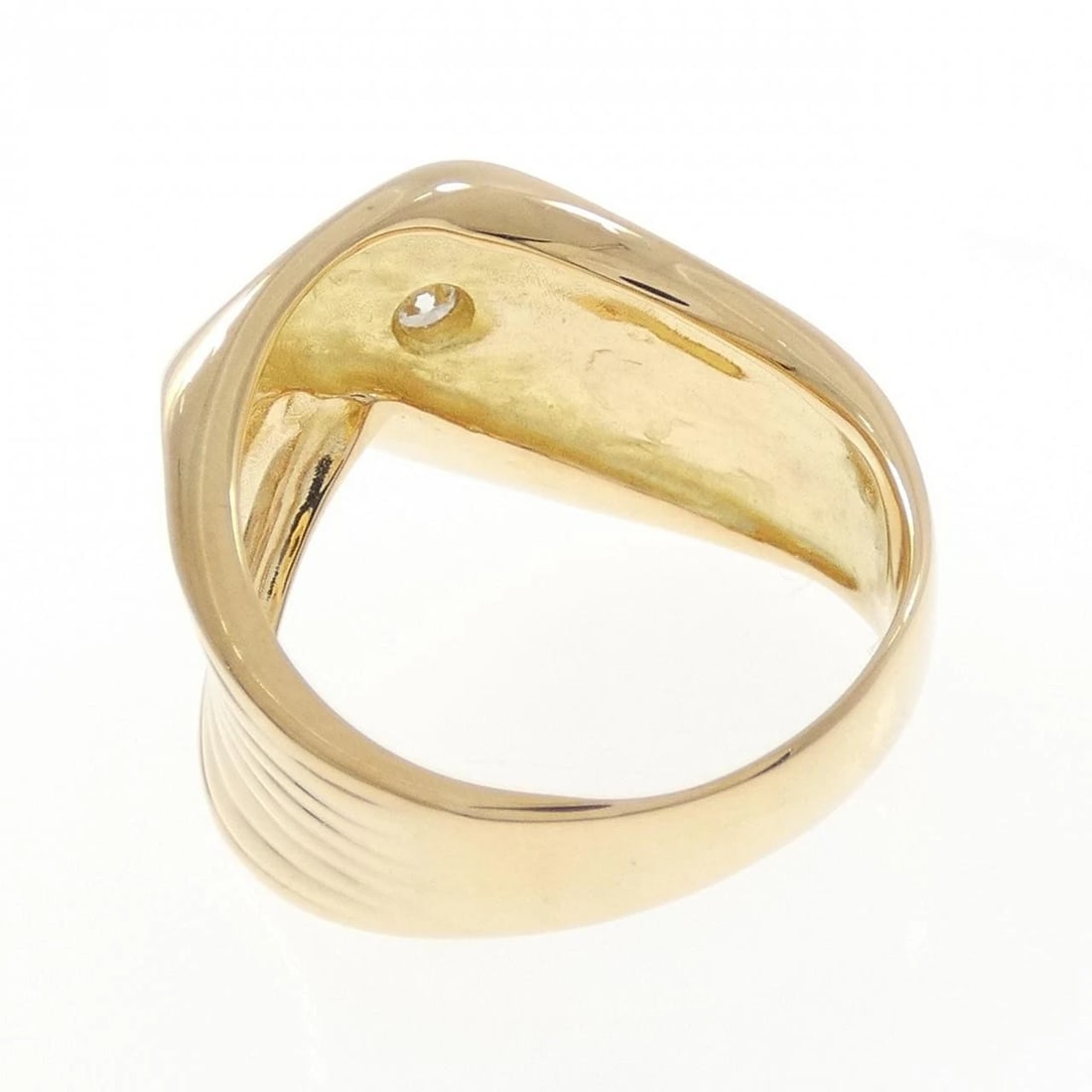 K18YG DIAMOND RING - 2