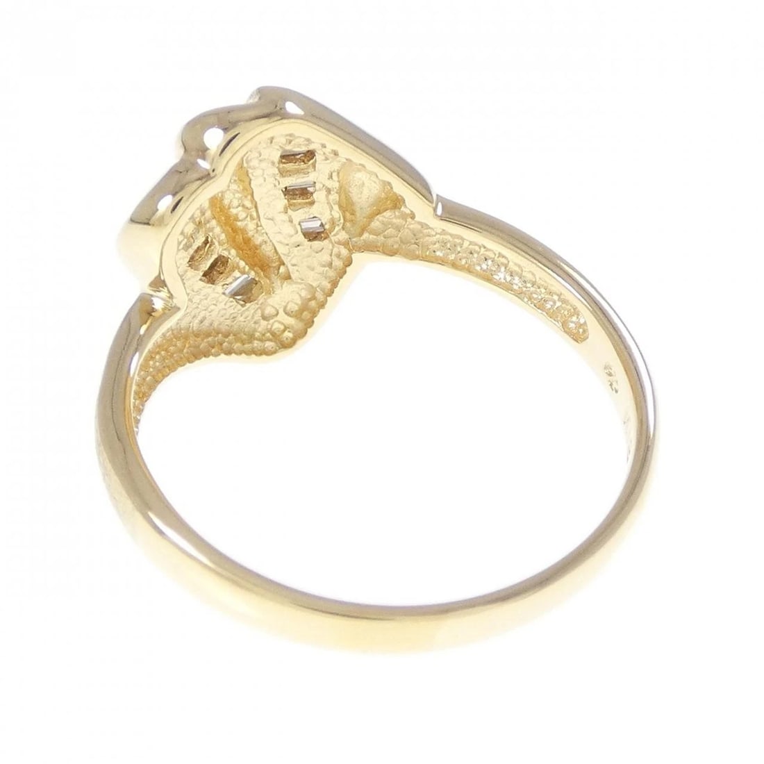 K18YG DIAMOND RING - 3