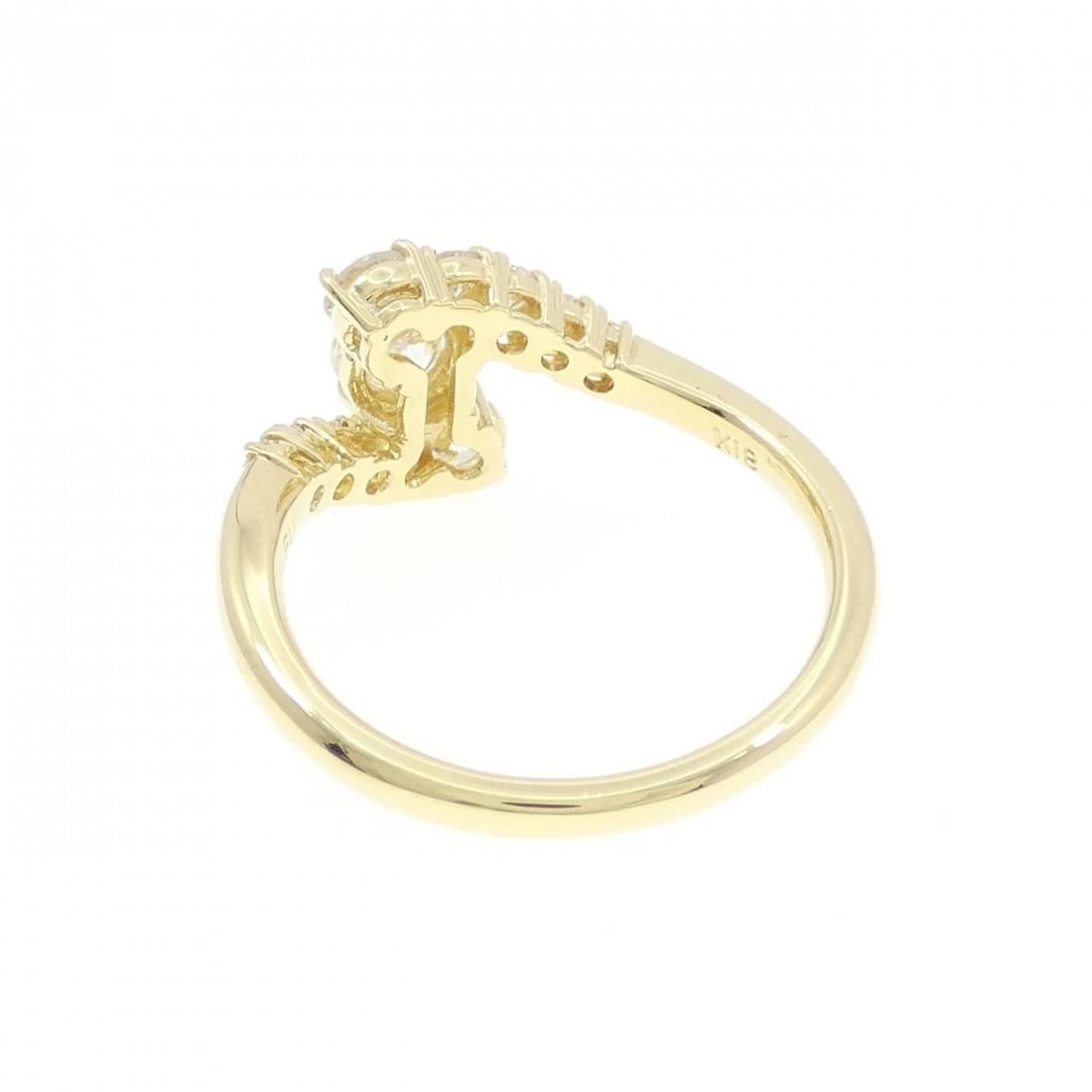 K18YG DIAMOND RING - 3