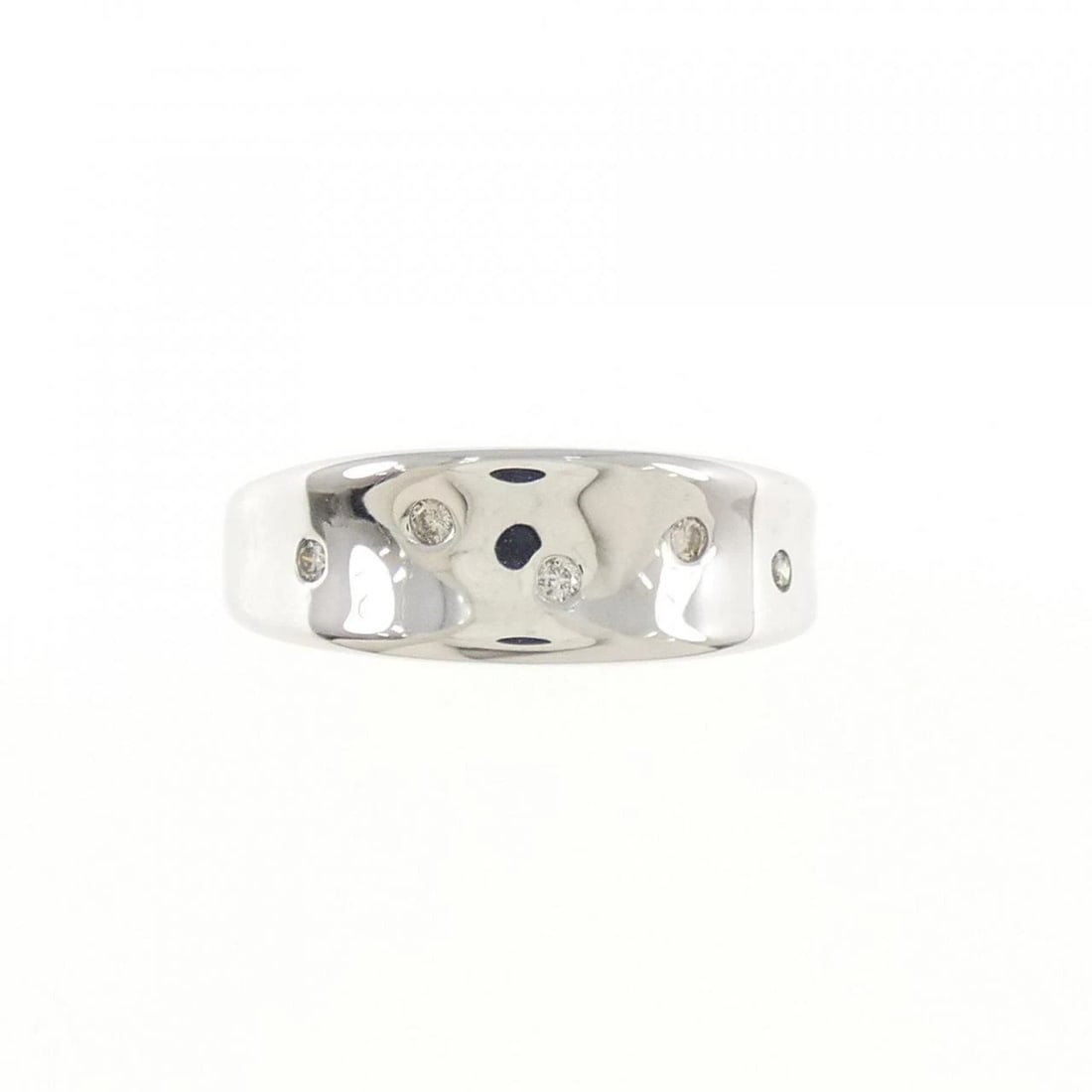K18WG DIAMOND RING - 2