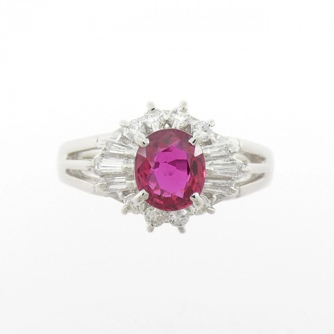 PT900 RUBY RING - 2