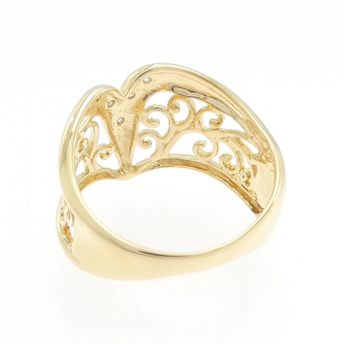 K18YG DIAMOND RING - 3