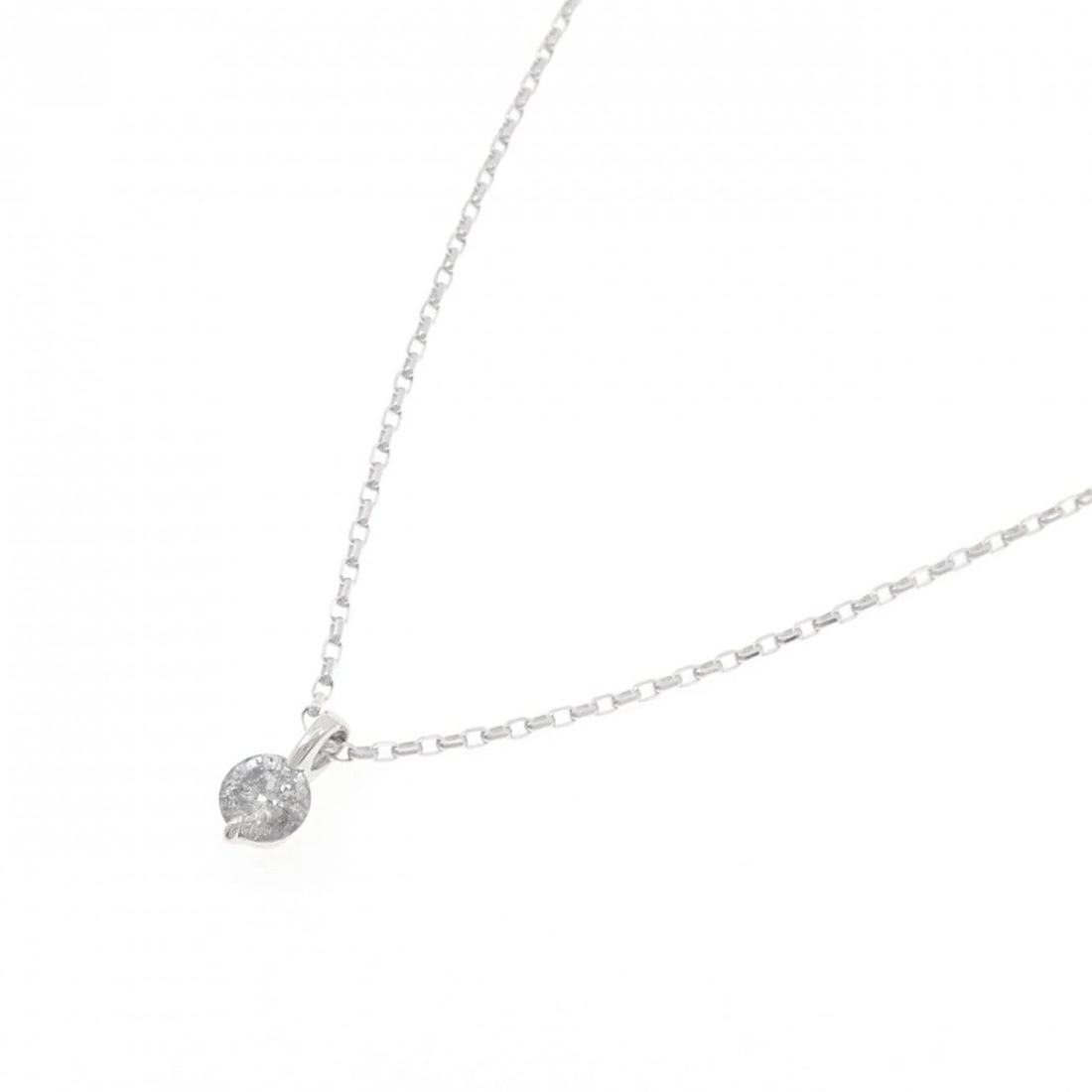 K18WG DIAMOND NECKLACE - 2
