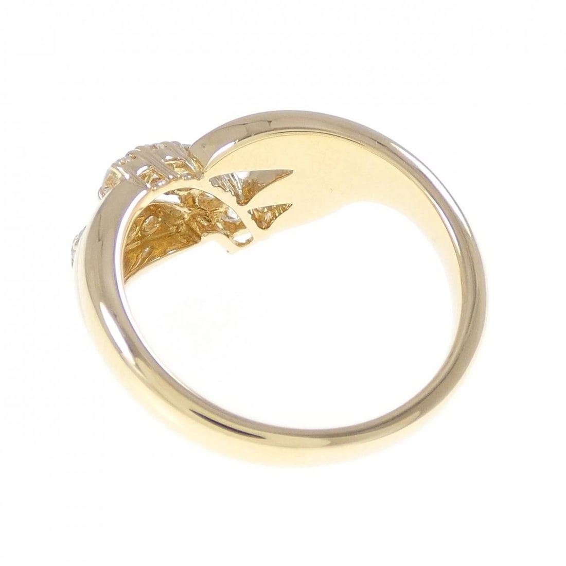 K18YG DIAMOND RING - 3