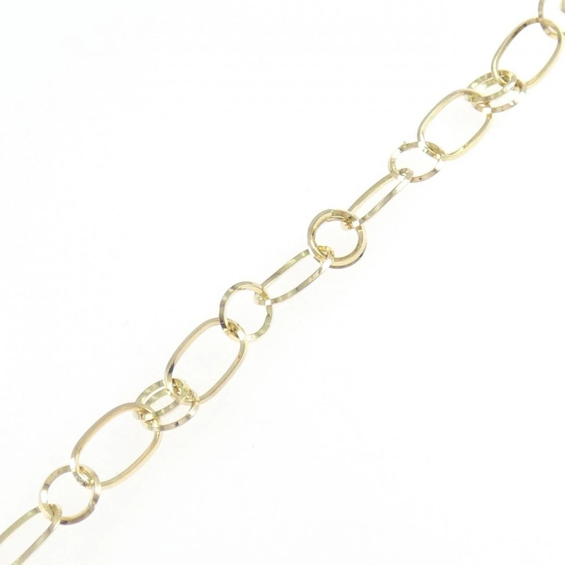 K18YG BRACELET: K18YG Bracelet Brand: Unbranded Type: Bracelet Material: K18 Yellow Gold, Color: yellow gold Size: 18cm ActualSizeMax W: 4.3mm Accessories: None Accessories Notice: When purchasing pre-owned