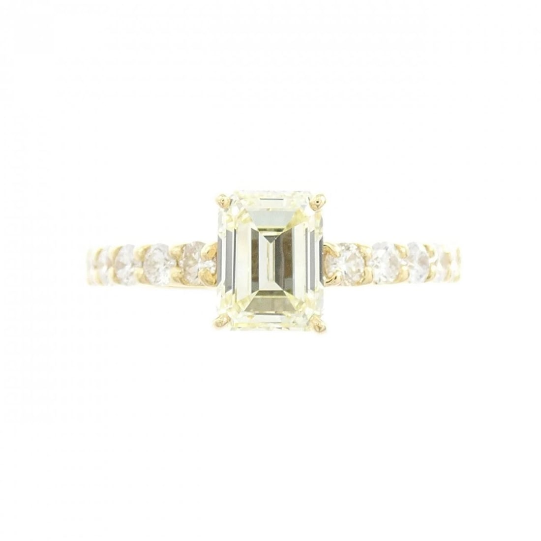 K18YG DIAMOND RING - 2