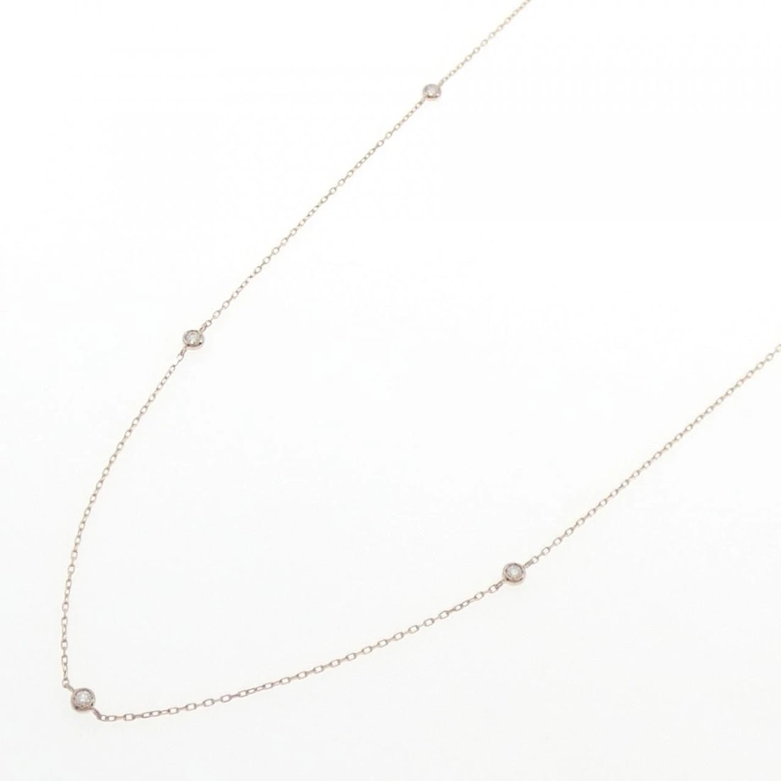 K18PG DIAMOND NECKLACE - 2