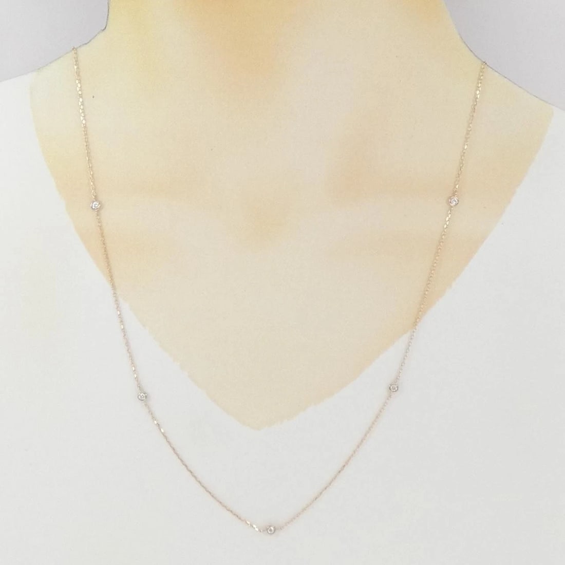 K18PG DIAMOND NECKLACE - 7