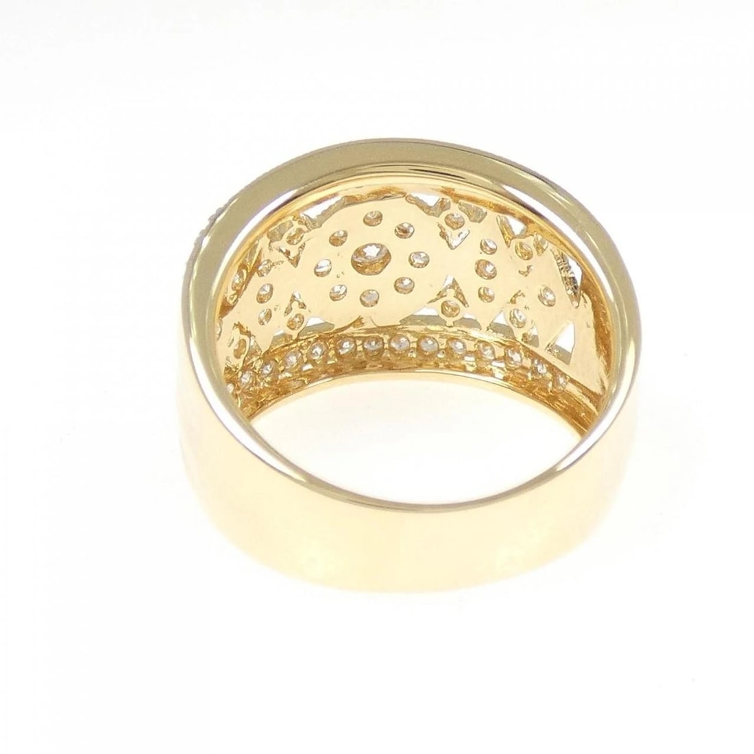 K18YG DIAMOND RING: K18YG Diamond Ring Brand: Unbranded Type: Ring Material: K18 Yellow Gold, Main Stone/Creation Natural Color: Yellow Gold Size: 6.5 (US size) Accessories: None Accessories Notice: When purc