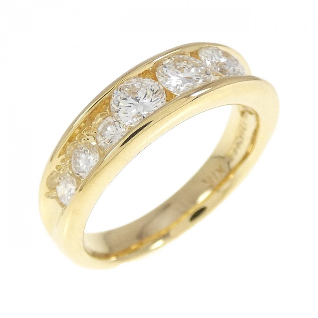 K18YG DIAMOND RING: K18YG Diamond Ring Brand: Unbranded Type: Ring Material: K18 Yellow Gold, Main Stone/Creation Natural Color: yellow gold Size: 6.5US Accessories: None Accessories Notice: When purchasing