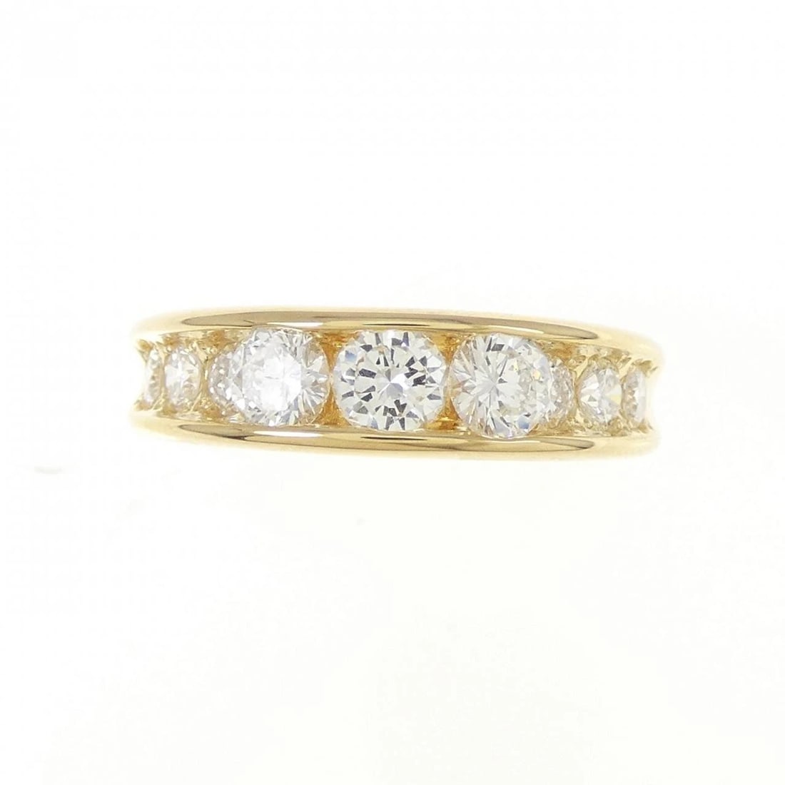 K18YG DIAMOND RING - 2