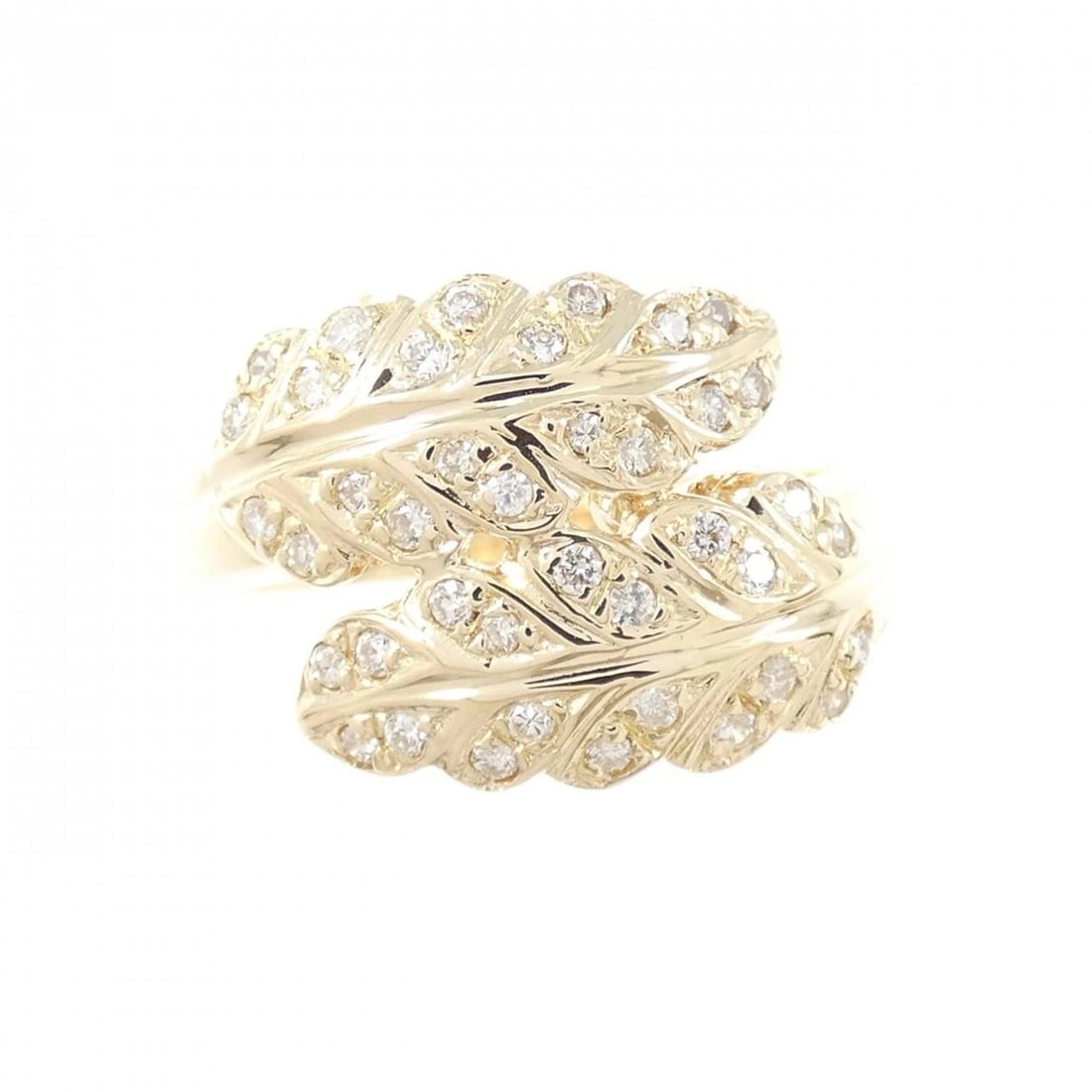 K18YG DIAMOND RING - 2