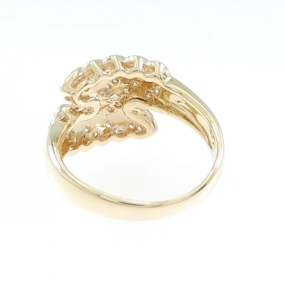 K18YG DIAMOND RING - 3