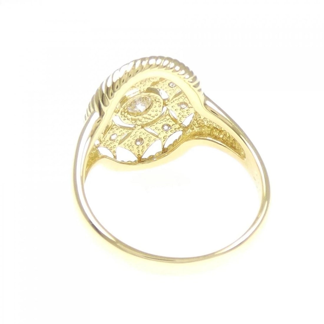 K18YG DIAMOND RING - 3