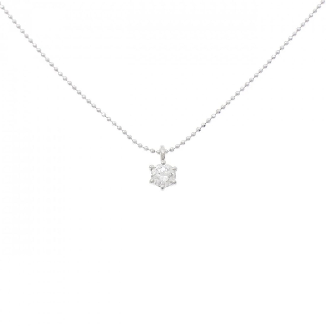 PT900 PT850 SOLITAIRE DIAMOND NECKLACE: PT900 PT850 Solitaire Diamond Necklace Brand: Unbranded Type: Necklace Material: Platinum 900 Platinum 850, Main Stone/Creation solitaire Color: platinum Size: 41-44cm ActualSizePendant top H
